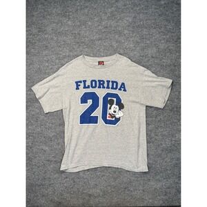 Mickey Unlimited Florida 20 Mickey Mouse Graphic‎ T-Shirt Heather Grey Mens L